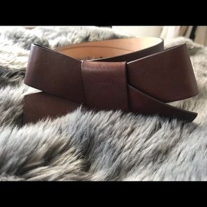Kate Spade leather bow belt